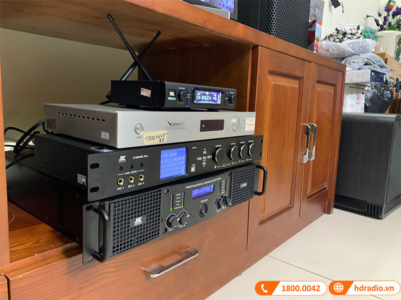 Lắp dàn Karaoke Cao Cấp trị giá gần 69 triệu đồng cho anh Tâm ở Cầu Giấy, Hà Nội