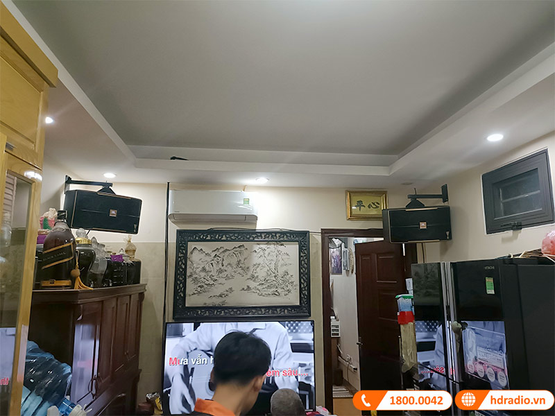 Lắp dàn Karaoke Gia Đình trị giá hơn 34 triệu đồng cho anh Dũng ở Yên Lãng, Hà Nội