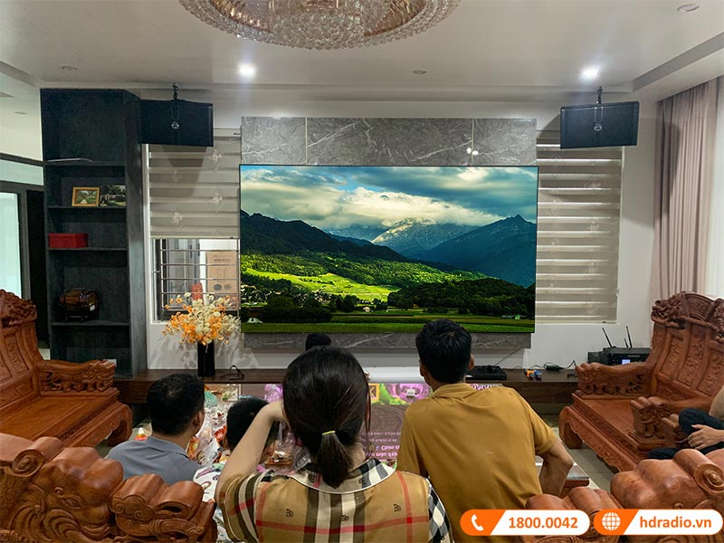 Lắp đặt hệ thống giải trí tổng hợp trị giá hơn 400 triệu đồng cho anh Huy ở Phổ Yên, Thái Nguyên 