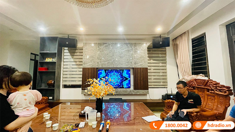 Lắp đặt hệ thống giải trí tổng hợp trị giá hơn 400 triệu đồng cho anh Huy ở Phổ Yên, Thái Nguyên