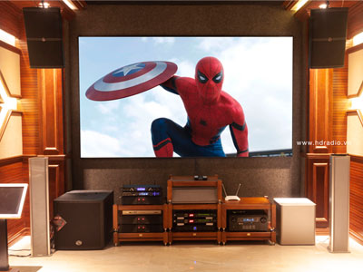 Công trình phòng phim kết hợp karaoke cao cấp tại Vinhomes Riverside, Hà Nội