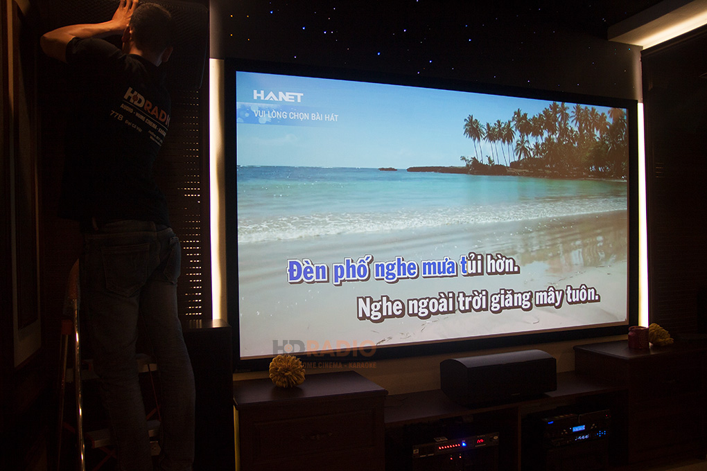 công trình phòng phim, phòng karaoke cao cấp