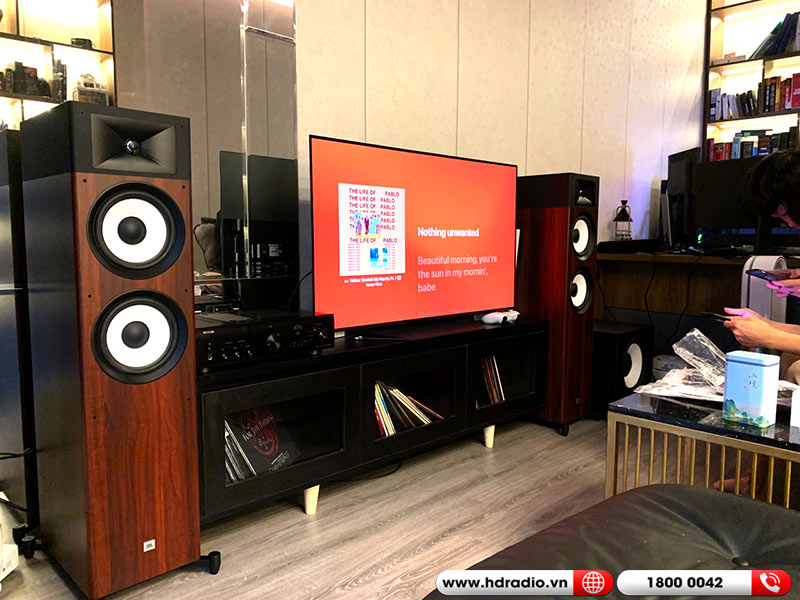 công trình amply Denon PMA-800NE