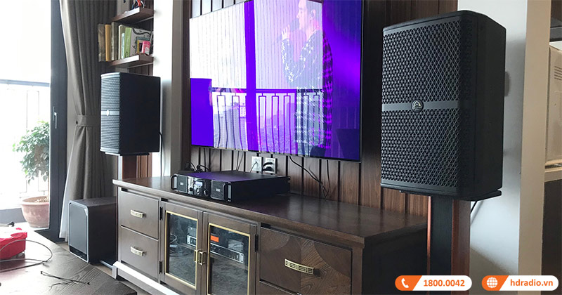 Lắp dàn karaoke 51 triệu cho anh Đạt ở Hai Bà Trưng, Hà Nội (Wharfedale WH10 NEO, Neko DK 1000, JKaudio H2600, JKaudio B9, sub Polk Audio HTS10)
