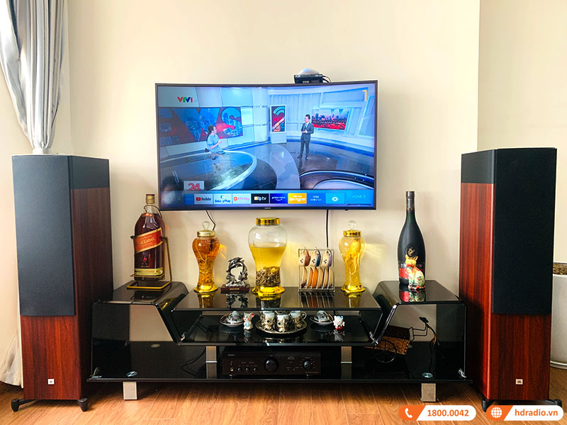 Lắp dàn nghe nhạc JBL HD20 cho anh Cường ở Cổ Nhuế, Hà Nội