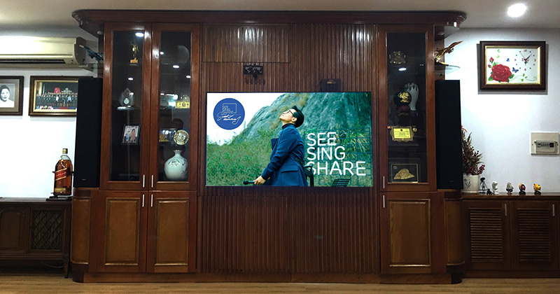 Lắp dàn nghe nhạc Denon Klipsch cực hay cho anh Dậu ở Hà Cầu, Hà Đông (Loa Klipsch RP6000F, Amply Denon PMA 800NE)