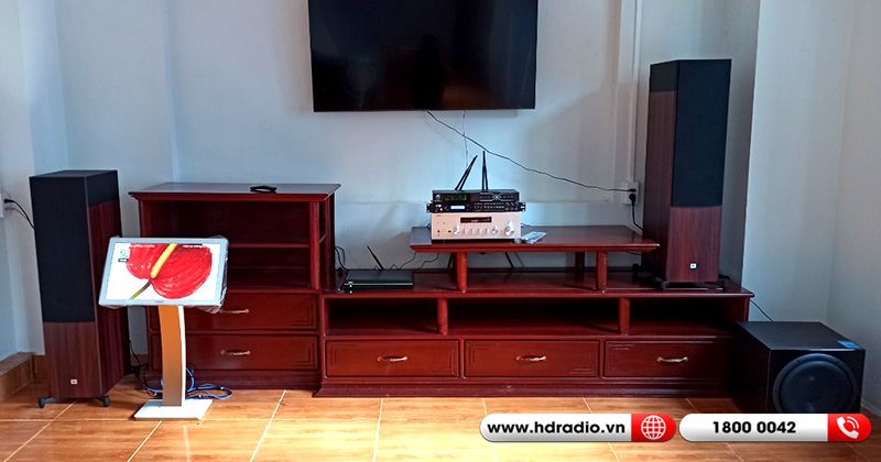 Lắp Dàn Nghe Nhạc và Hát Karaoke Hay cho anh Dũng ở Bình Dương (JBL Stage A190, Kiwi KF X10 Pro, JKAudio B3 Plus, Sub Listensound LS12A, Yamaha R N803, Màn hình cảm ứng VietK 22 Inch, Đầu ViệtK Pro 4TB)