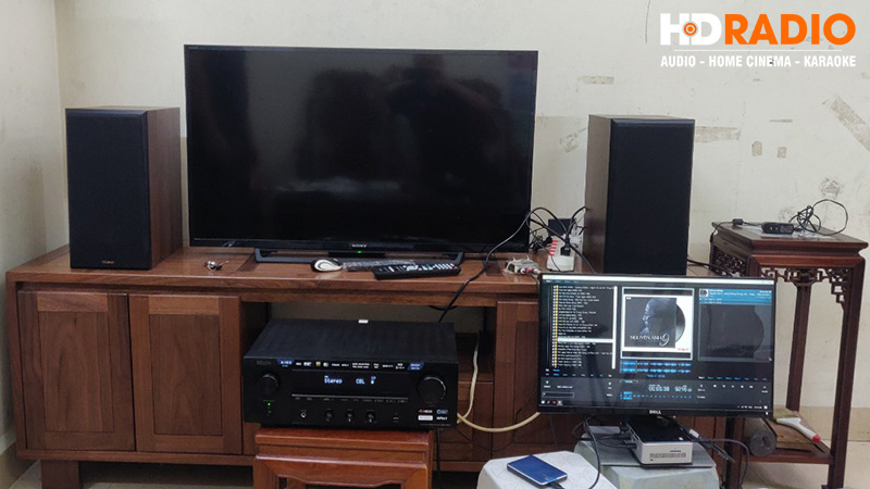 Lắp dàn nghe nhạc chất lượng, nhỏ gọn cho anh Giang tại Hoàng Mai