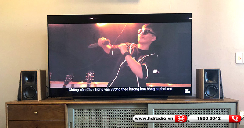 Lắp hệ thống loa bookshelf Klipsch The Fives hay cho anh Hiệp ở Hà Đông, Hà Nội