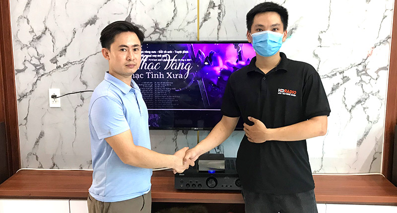 Lắp Dàn Nghe Nhạc Vàng Hay Cho Anh Hùng ở Phú Xuyên, Hà Nội (Klipsch RP6000F, Denon PMA 800NE, Denon HEOS Link HS2)