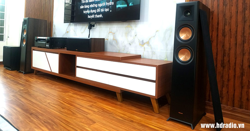 Lắp dàn xem phim Klipsch cực hay cho anh Minh ở Thanh Trì, Hà Nội (Denon AVR X2700H, Klipsch RP5000F, Klipsch RP402S, Klipsch RP500C, Klipsch SPL100)