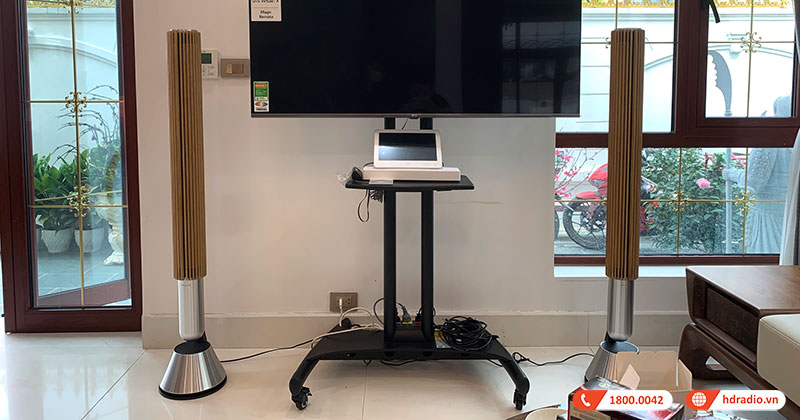 Hoàn thiện hệ thống âm thanh cao cấp hơn 400 triệu cho anh Quang ở Nam Từ Liêm, Hà Nội (B&O Beolab 28, Denon DCD 800NE)