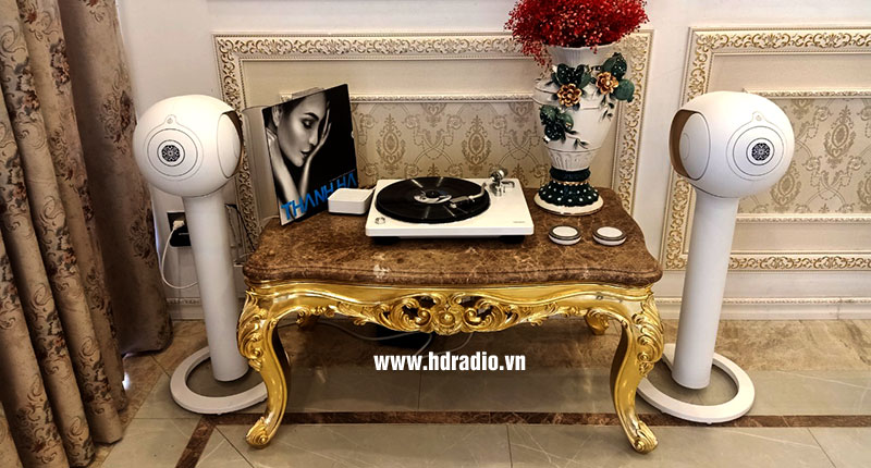 Hoàn thiện dàn nghe nhạc đỉnh cao của anh Tài ở Bình Tân với Đầu đĩa Than Denon DP-400 và Đĩa than Thanh Hà)