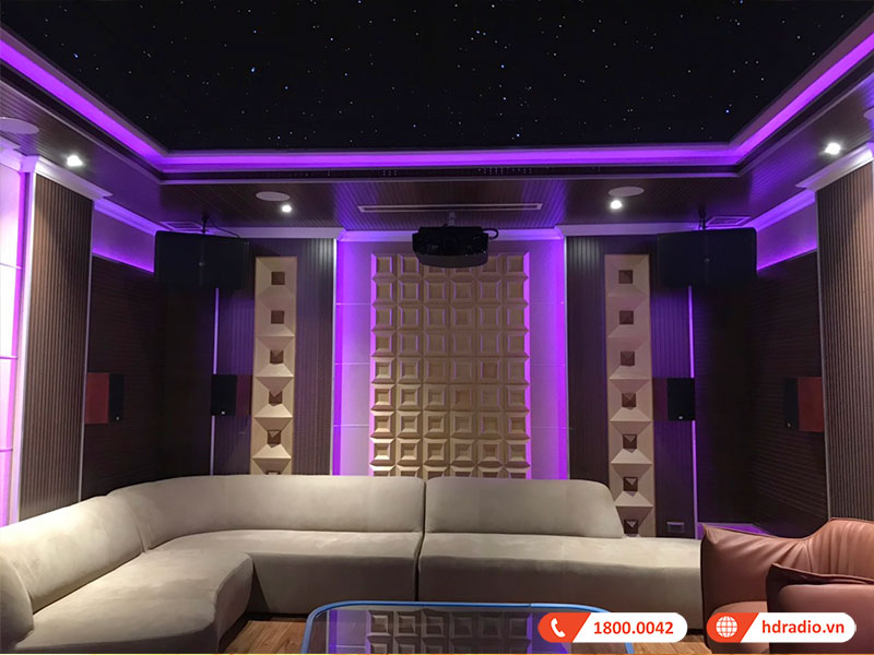 lắp đặt phòng giải trí tổng hợp cho anh Thắng ở Long Biên, Hà Nội