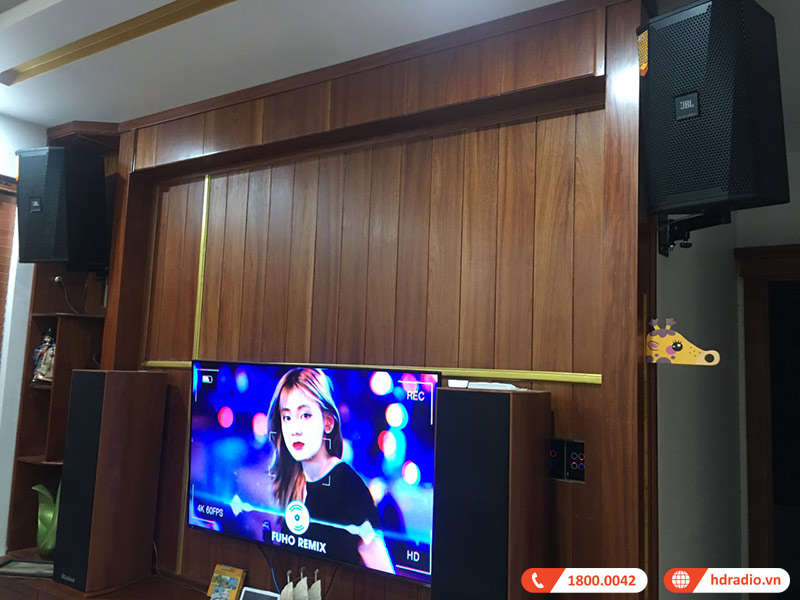 dàn karaoke sử dụng Loa JBL KPS1