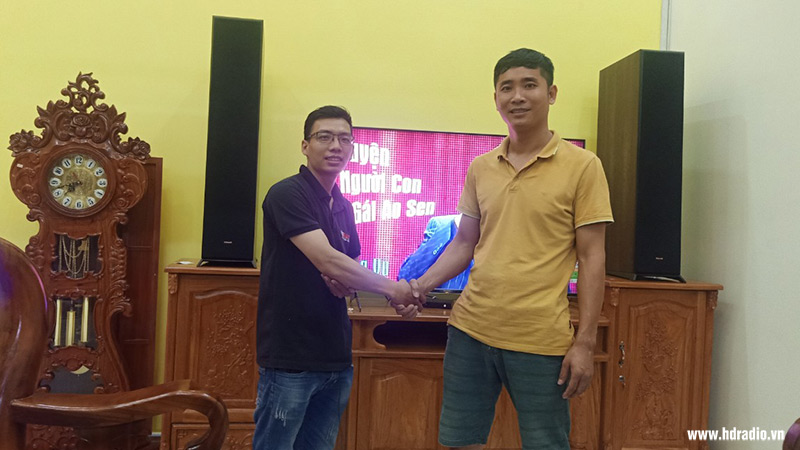 Lắp dàn nghe nhạc cực hay, chính hãng cho anh Thành ở Long An