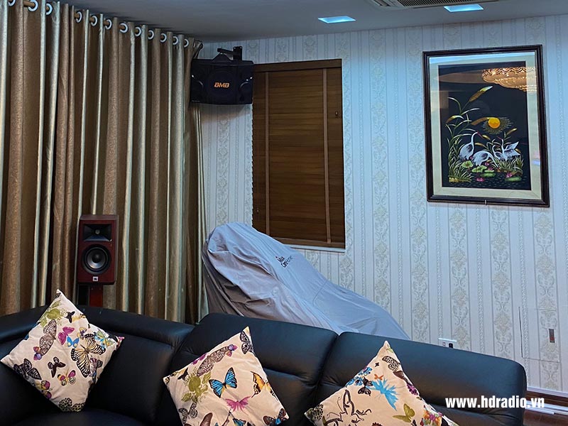 Lắp hệ thống âm thanh cao cấp cho anh Thành ở Long Biên, Hà Nội