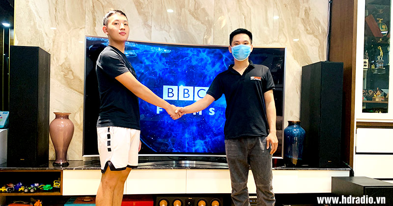 Lắp Dàn Xem Phim 5.1 AT-GD28 Chất Lượng Cho anh Thông ở Hà Nội (Denon X3700H, Klipsch R820F, RP402S, RP404C, R120SW)