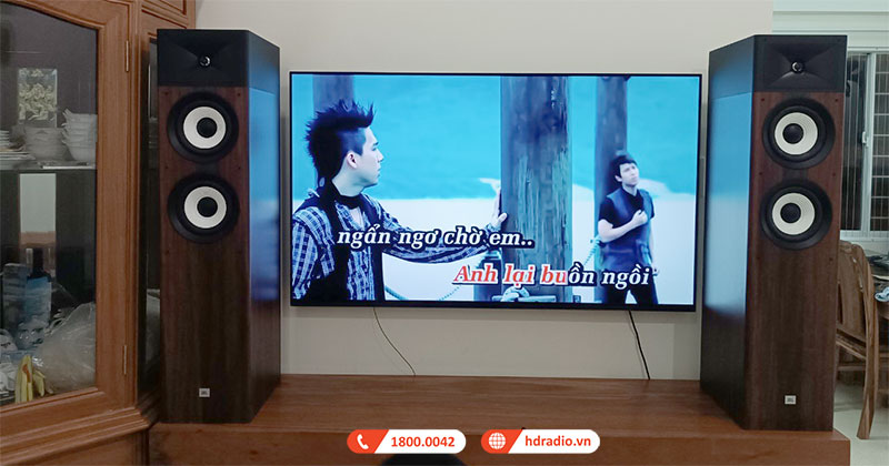 Lắp Dàn Nghe nhạc và Hát karaoke NK15 cực hay giá chỉ gần 40 triệu đồng cho anh Thuận ở Quận 10, Tp.Hồ Chí Minh (JBL Stage A180, Cambridge AXR100, JKaudio X6000 Plus, JKaudio K300)