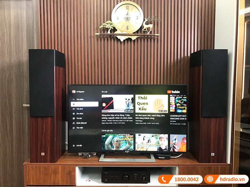 Lắp dàn nghe nhạc vàng đẳng cấp giá 29 triệu đồng cho anh Thủy ở Mễ Trì, Hà Nội