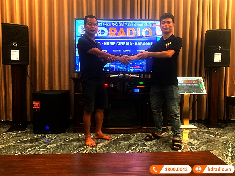 Lắp dàn Karaoke Cao Cấp trị giá hơn 144 triệu đồng cho anh Tuân ở quận Nam Từ Liêm, Hà Nội