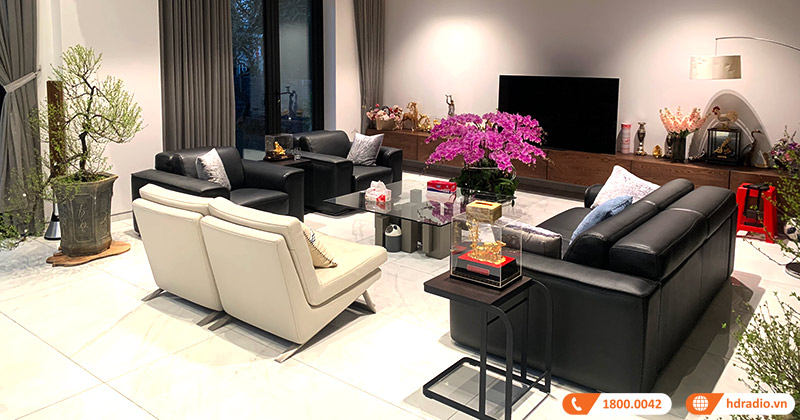 Lắp loa B&O Beolab 28 trị giá hơn 400 triệu cho anh Văn ở Long Biên, Hà Nội