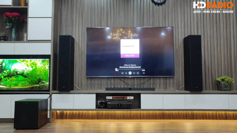 Lắp dàn nghe nhạc và hát karaoke hay cho anh Đức ở Mỹ Đình