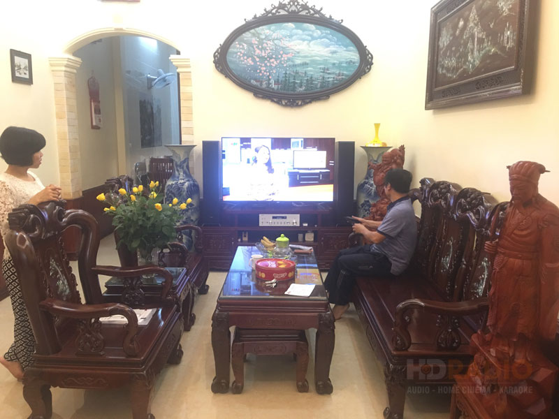 Lắp bộ dàn nghe nhạc vàng cực hay cho chú khởi ở Hà Nội