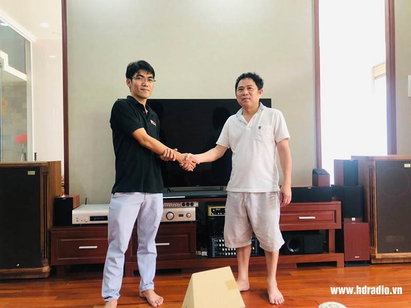 Hoàn thiện hệ thống Hi-End đỉnh cao cho anh manh tại Đồng Nai (Loa Tannoy Turnberry GR)