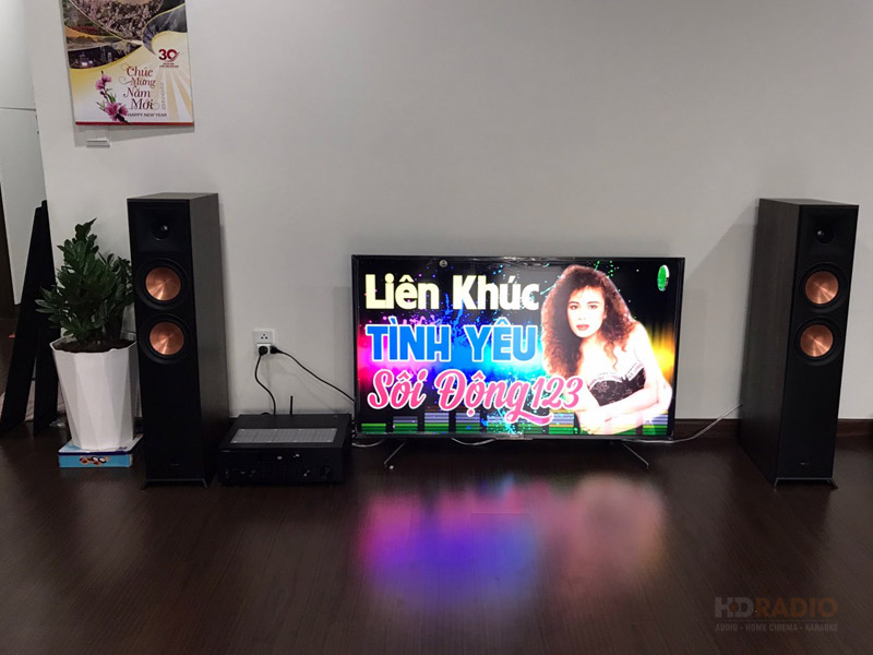 Lắp dàn nghe nhạc trị giá 31 triệu cho anh Tần ở Hà Nội