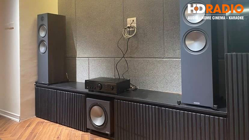 Lắp dàn nghe nhạc Monitor Audio đỉnh cao cho anh Thanh ở Hà Nội