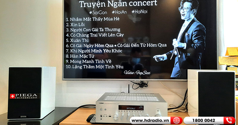 Lắp dàn nghe nhạc mini Yamaha, Focal hay cho anh Sơn ở Quận 7 (Loa Piega Classic 3.0, Amply Yamaha R N803)