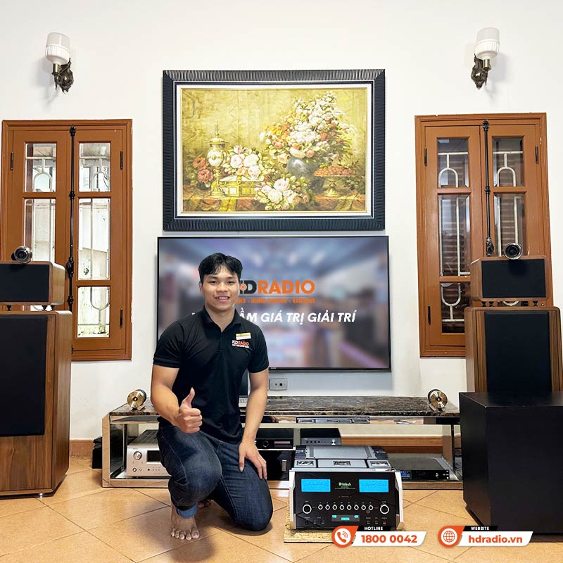 Amply McIntosh MA9500, 2 kênh, 300W/CH-3