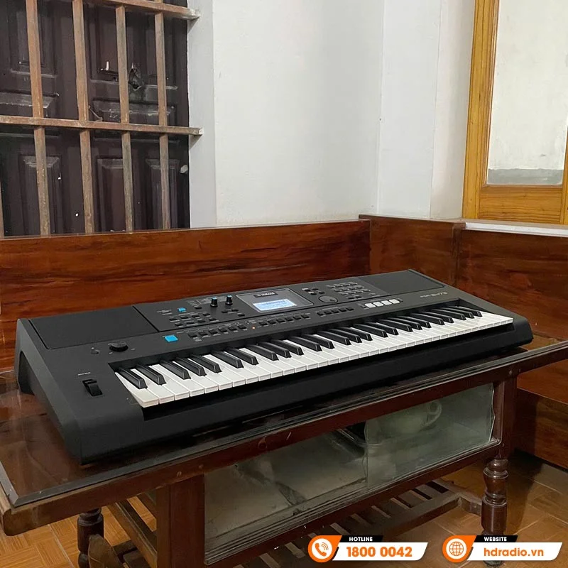 Bàn giao Đàn Organ Yamaha PSR E473 chất lượng trị giá hơn 8 triệu đồng cho chú Cường ở Mỹ Đức, Hà Nội