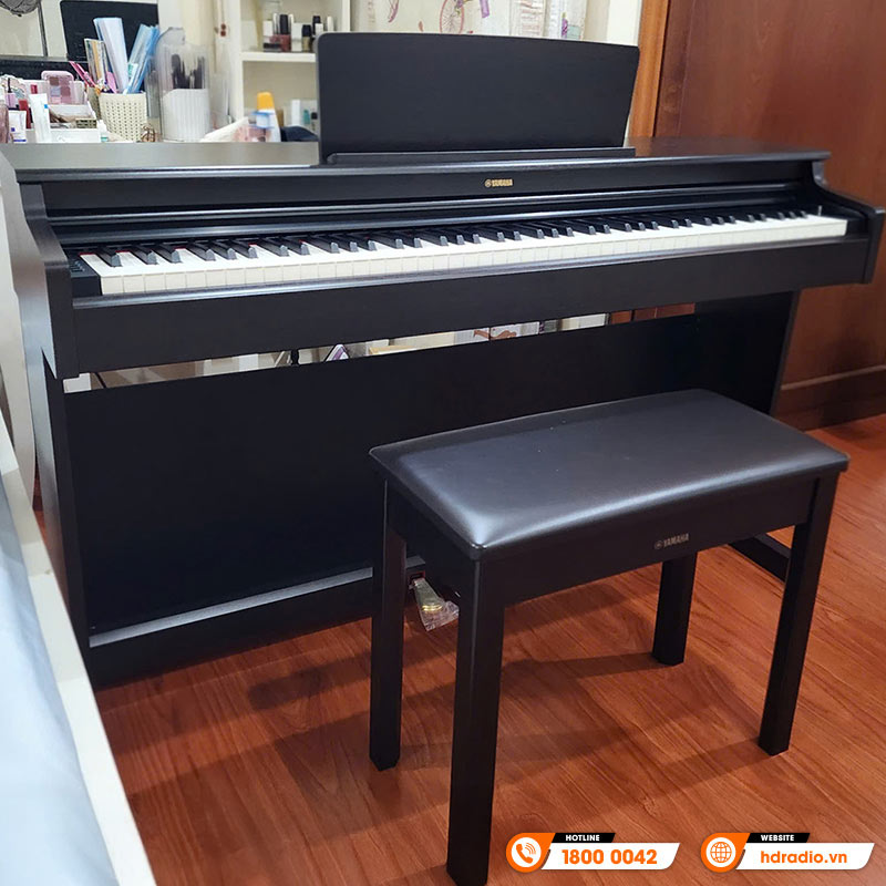 Đàn Piano Yamaha YDP-165, 88 Phím GH3, 10 âm sắc, 192 âm Polyphony, Âm thanh Yamaha CFX-16