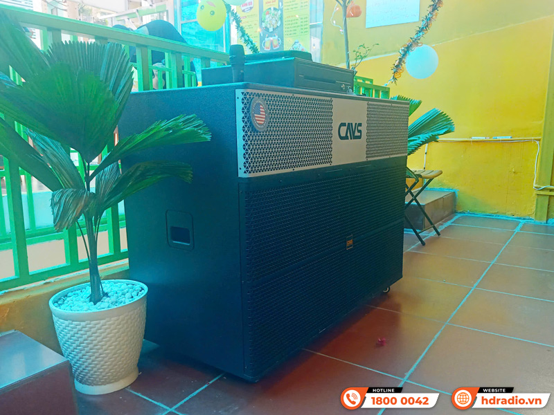 Bàn giao Loa kéo CAVS PA218 đa năng cho Quán Bún Bò Sông Quê của anh Tuấn