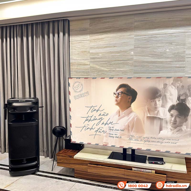 Loa Sony ULT Tower 10 (SRS ULT1000) Âm Thanh 360 Độ, Bluetooth, LED Đẹp, USB, Micro, Guitar (Kèm 1 micro)-17