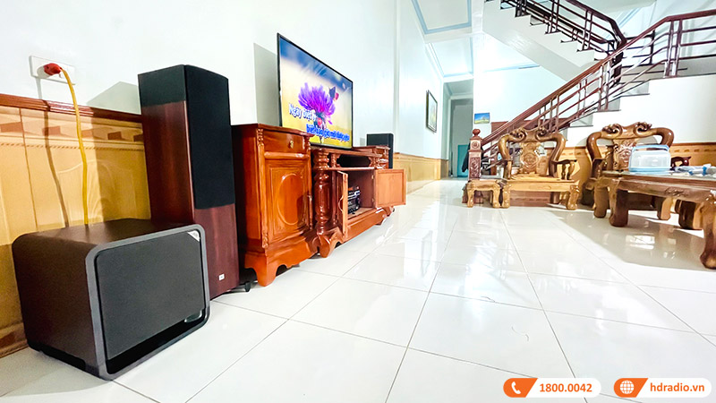 Lắp dàn nghe nhạc và hát karaoke cho anh Bảo ở Sơn Dương, Tuyên Quang