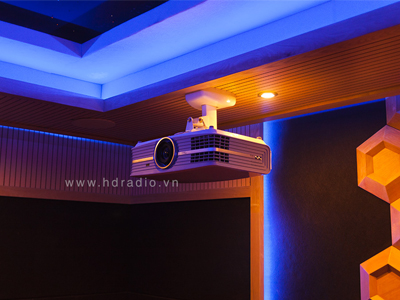 Phòng hát karaoke gia đình tại biệt thự đơn lập khu đô thị Gamuda Land