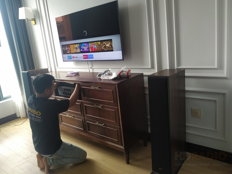 lắp đặt dàn nghe nhạc chất lượng