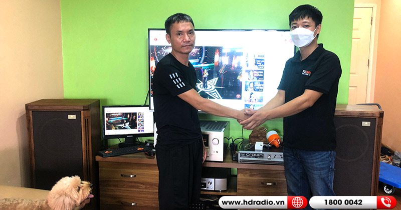 Lắp bộ dàn nghe nhạc Hi-End đỉnh cao Gần 467 Triệu Đồng cho chú Vang ở Thịnh Liệt với (Tannoy Turnberry GR và Accuphase E800)