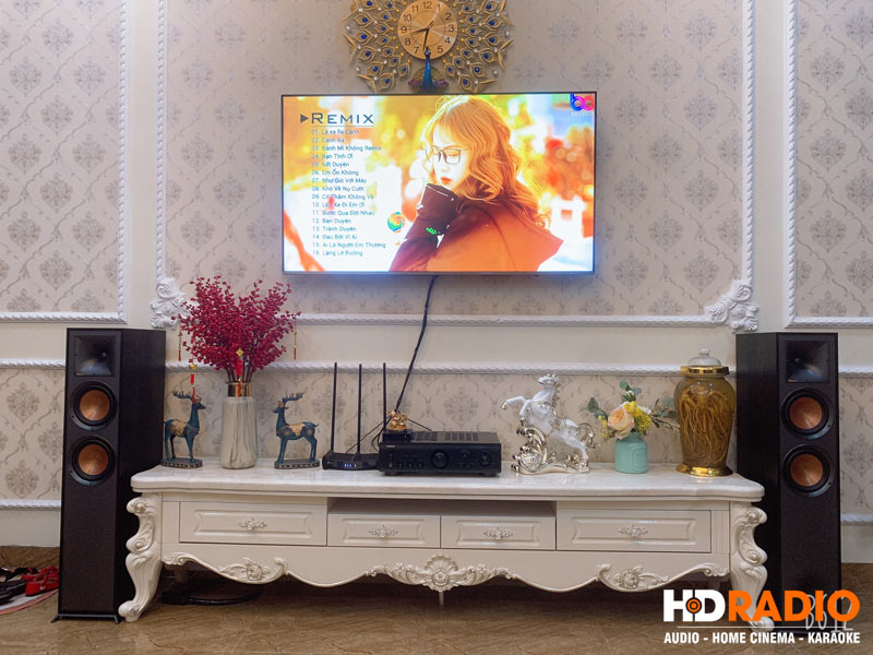 Dàn nghe nhạc Klipsch hay giá tốt tại nhà anh Đại tại Thái Bình