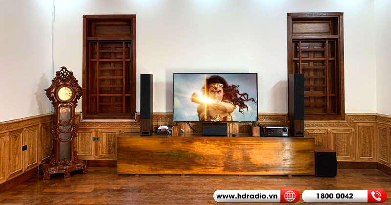 Lắp hệ thống xem phim 5.1 chất lượng cho anh Hải ở Vĩnh Phúc (Jamo S809 HCS, Denon AVR X2700H, Jamo C910)