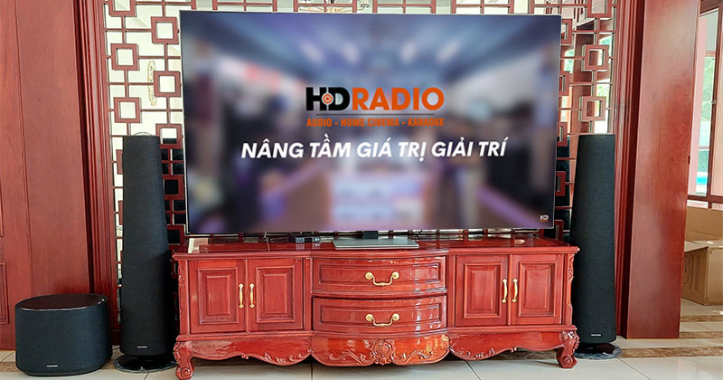 Hoàn thành hệ thống âm thanh trị giá hơn 81 triệu đồng cho anh Bảo ở Thủ Đức - Hồ Chí Minh (Harman Kardon Citation Tower, Harman Kardon Citation Sub)