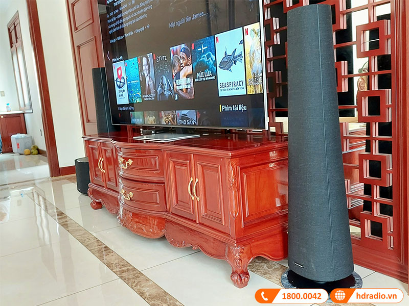 Ảnh thực tế công trình hệ thống âm thanh của anh Bảo