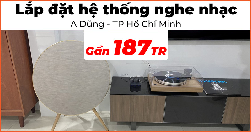 Chiêm ngưỡng hệ thống âm thanh nghe nhạc cực chất trị giá gần 187 triệu đồng của anh Dũng ở Quận Tân Phú, Hồ Chí Minh (B&O Beosound A9 MK5, Pro-Ject Tube Box S2, Pro-Ject X8)