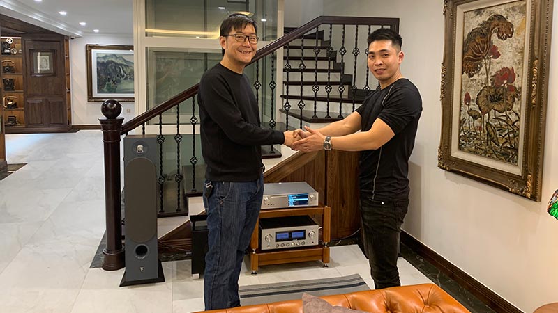 Lắp dàn nghe nhạc Focal đỉnh cao cho anh Hiểu ở Greenbay, Hà Nội (Loa Focal Chora 826 + Amply Luxman L507UX + Music server Cocktail X45 + Loa sub Rel T7i + Dây Loa Analysis Clear Oval + Dây tín hiệu Analysis Oval IW 1M)