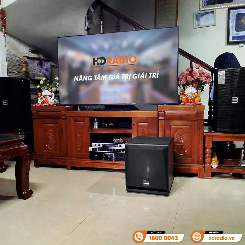 Hoàn thiện Dàn karaoke cho chị Lan ở Hà Nội