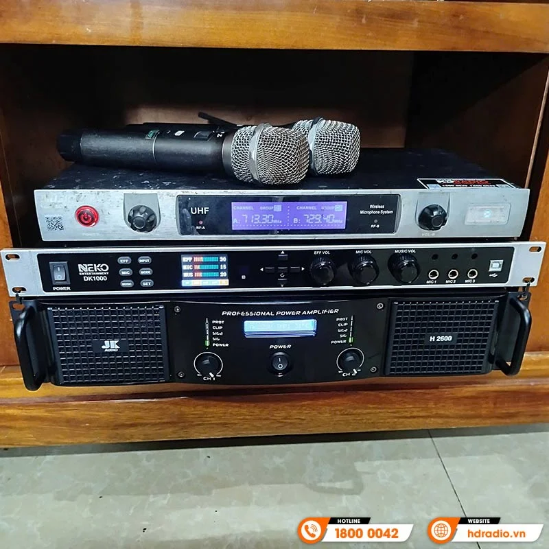 Hoàn thiện Dàn karaoke cho chị Lan ở Hà Nội