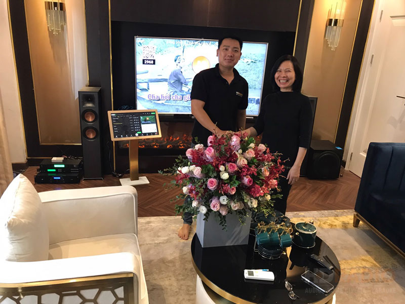 Lắp dàn nghe nhạc, hát karaoke nhạc trữ tình cực hay của anh Lâm